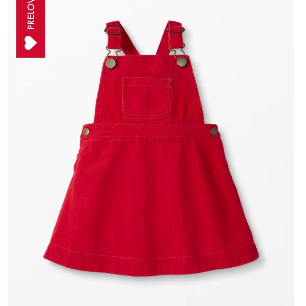 Hanna Andersson Red Corduroy Set